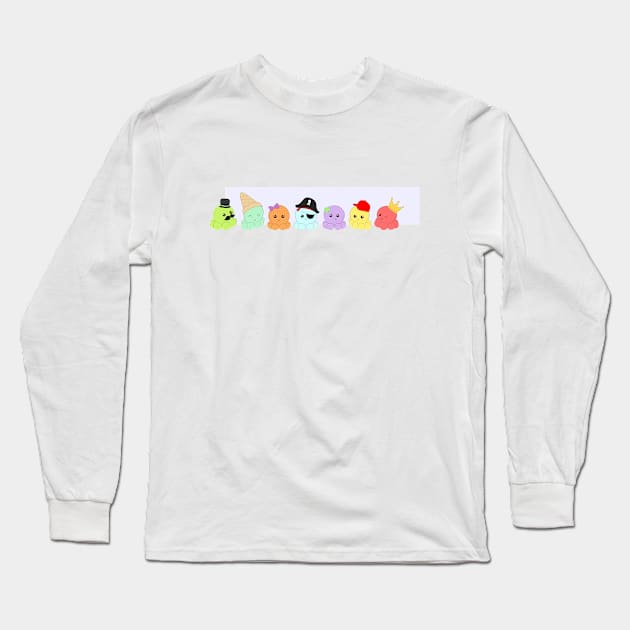 Octopus Gang Long Sleeve T-Shirt by ShutterStudios